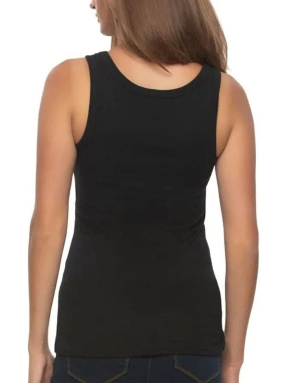 NWT Felina Women's XL Ribbed Tank Tops 3-Pack Soft Cotton StretchB0741 - Picture 3 of 7